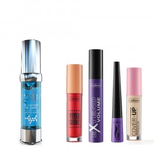 Kit Corrector + Máscara pestañas + Delineador + Lipgloss Callista + Contorno Ojos Celebrity