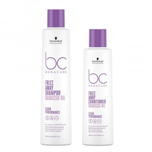 Kit Antifrizz Shampoo 250ml + Acondicionador 200ml Frizz Away Bonacure Schwarzkopf