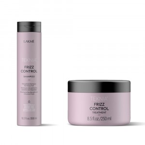 Kit Disciplinante Chico Shampoo + Tratamiento Control de Frizz Teknia Lakme