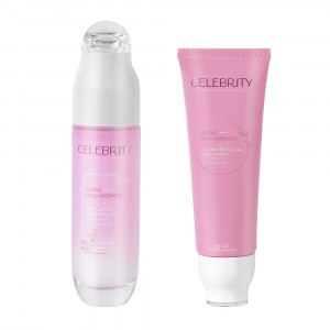 Set Facial Cleanser Facial Ácido Hialurónico x120ml + Crema Emulsión Ácido Hialurónico Hidratante x100ml Celebrity