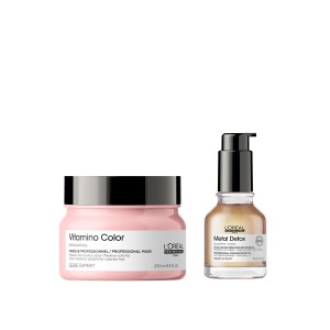 Kit Tratamiento Vitamino Color + Óleo Metal Detox Serie Expert L'Oréal Professionnel