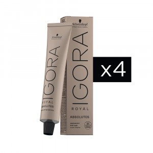 Combo 4 Tinturas Igora Royal Absolutes Schwarzkopf