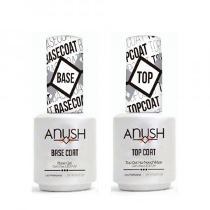 Base + Top Coat Semipermanente x15ml Anush