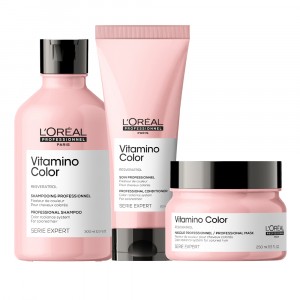 Kit Shampoo + Acondicionador + Máscara Vitamino Color L'Oréal Professionnel