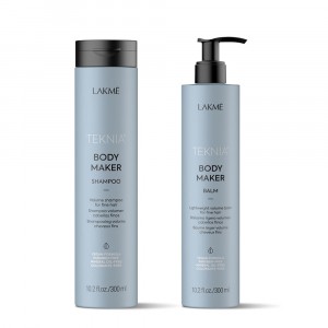 Combo Chico Voluminizador Cabellos Finos Body Maker Lakmé