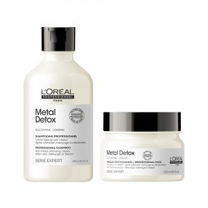 Shampoo + Máscara Metal Detox Serie Expert L'Oréal Professionnel