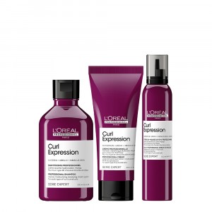 Shampoo x300ml + Crema de Peinar x200ml + Spray Secado Rapido x150ml Curl Expression |SERIE EXPERT|