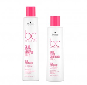 Kit Protector Color Shampoo 250ml + Acondicionador 200ml PH4.5 Color Freeze Bonacure Schwarzkopf