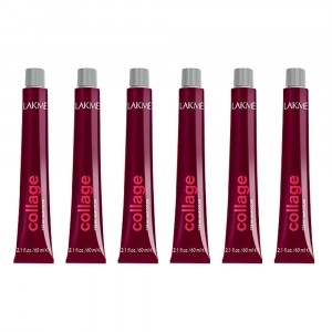 Combo 6 Tinturas Collage Creme Hair Color x60ml Lakmé